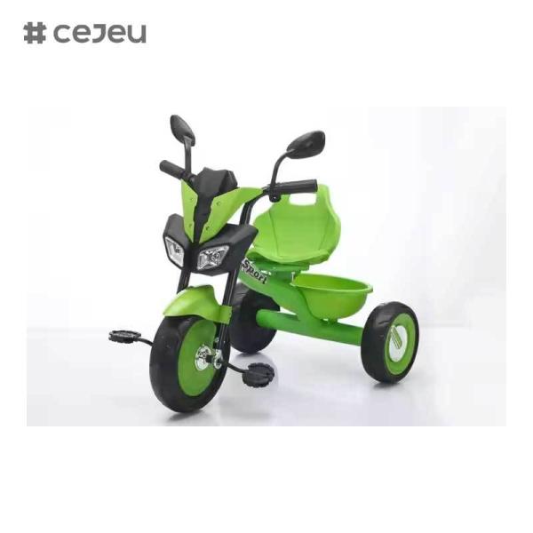 CJ-BMQ-6288 Children's Pedal Tricycle Stylish Front Design Equipped with Music and Lights New Model Kids Tricycle