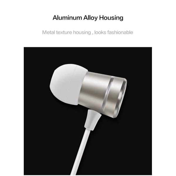 3.5Mm Plug Stereo In Ear Earbuds With Mic Bass Microphone And Volume Control