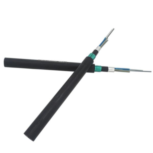 100 n Cable en fibre optique extérieure SM GYTY53 pour les technologies chromatiques mono-mode FTTH