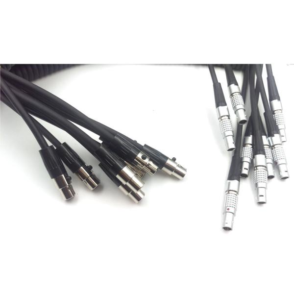 ARRI Camera 12V Monitor Power Cable Lemo 2pin To Mini XLR 4pin Female Cable