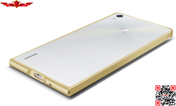 Fashion Design Ultra Thin 0.7MM Aluminum Bumper For HUAWEI P7 Multi Color Gift Box Yes