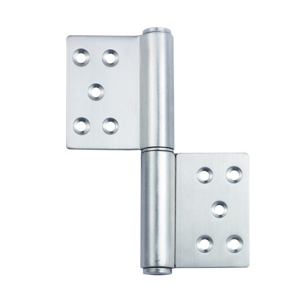 Polished Stainless Steel Flag Lift Off Door Hinges Square Spring Loaded Door Hinge
