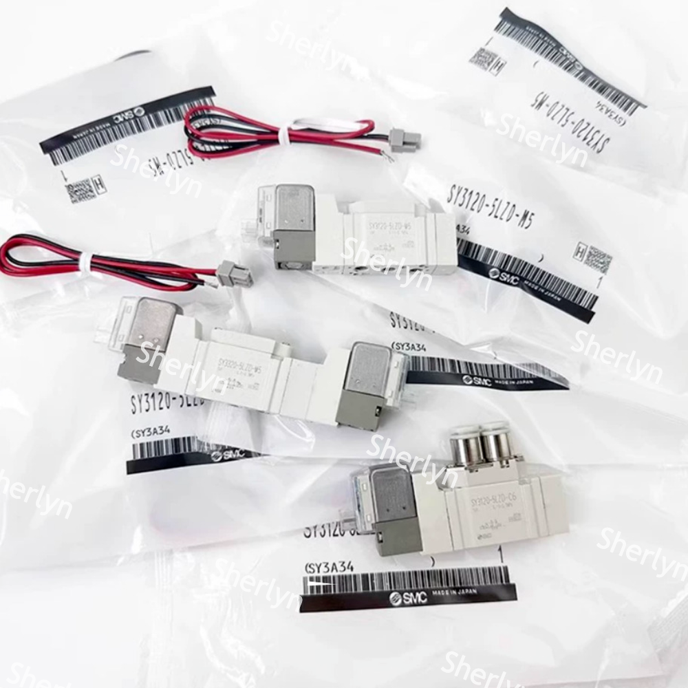 Manifold Mount Compatible SMC SY3120-5LZD-C6 C6 Port Solenoid Valve Drives Pneumatic Grippers of Assembly Fixtures