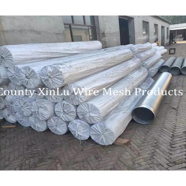 V Shape Wedge Wire Wrapped Johnson Continuous Slot Well Screen Pipe with Diameter 10-3/4