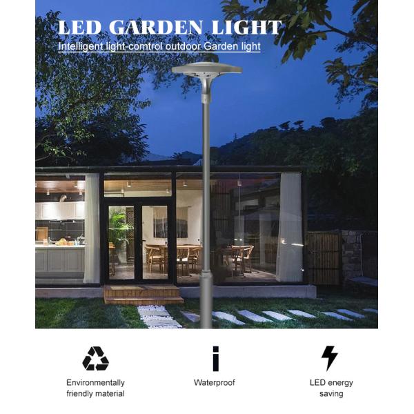 30W LED Garden Lamp Post Light IP65 500x500x350MM 140-76MM 3-6M