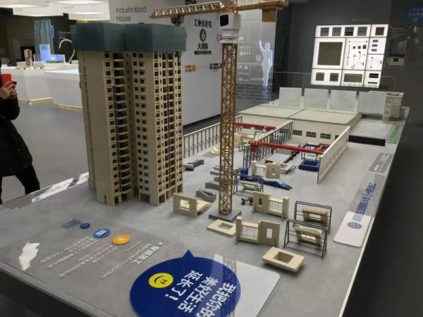 Prefabricated Building Scale Models 1:150 Construction Site Model Architecture