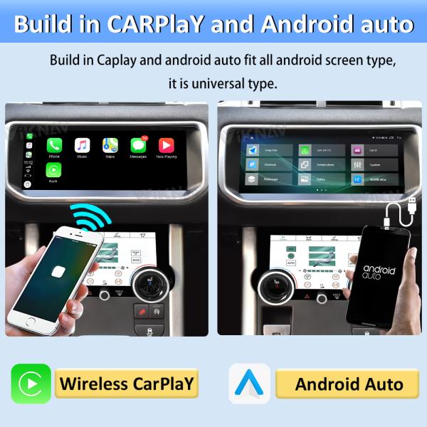 Viknav Car Radio For Land Rover Evoque L551 L538 (2012-2018) 10.25 inch With AC Air Conditioning Panel Climate Control