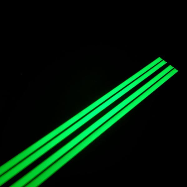 La balustrade photoluminescente plate en aluminium dépouille l'escalier de sécurité flairant l'OEM