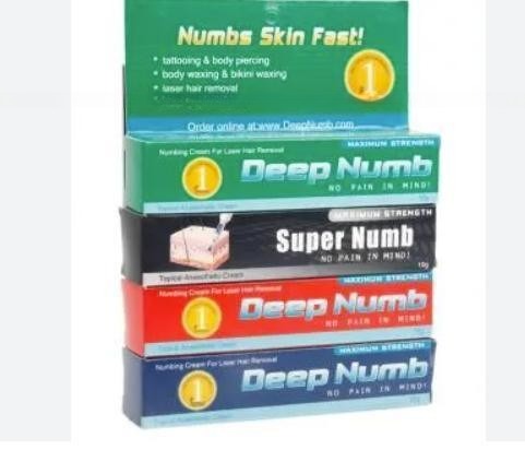 Super Numb Tattoo Lidocaine Numbing Cream for Body Tattoo Piercing Miro-Blading
