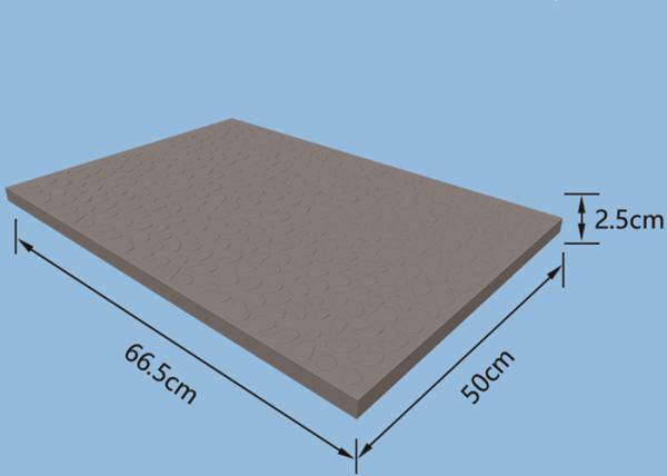 Reusable Concrete Flagstone Mold , Rectangle Brick Concrete Patio Stone Molds