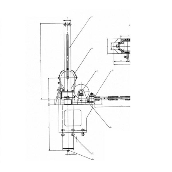 YM-16 / YM-10 Hydraulic Cathead Rotary Cathead Carbon Steel Manual Tong