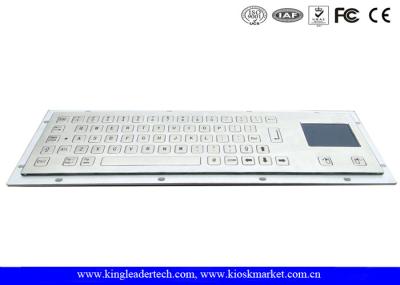 Teclado Vandalproof do quiosque da montagem do painel com nivelado/horizontalmente chaves e Touchpad