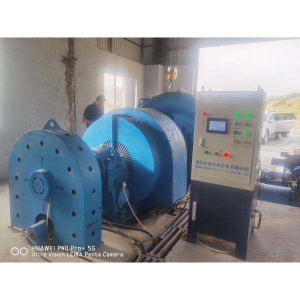 Large Pipe Diameter DN2250-3200mm Francis Water Turbine Generator for High Flow Rate Water Power Generation