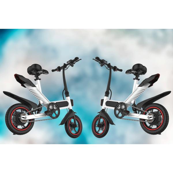 Micro Electric Folding Travel Bike 17kg Gross Weight 107 * 45 * 100 Cm