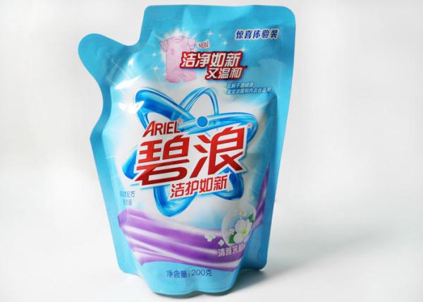 MINTPACKAGE Detergent Stand Up Plastic Bags For Washing Powder