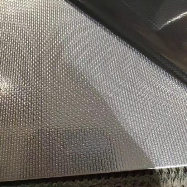 Estampación de hojas de acero inoxidable de lino hojas SS 0,3 - 3,0 mm con película láser