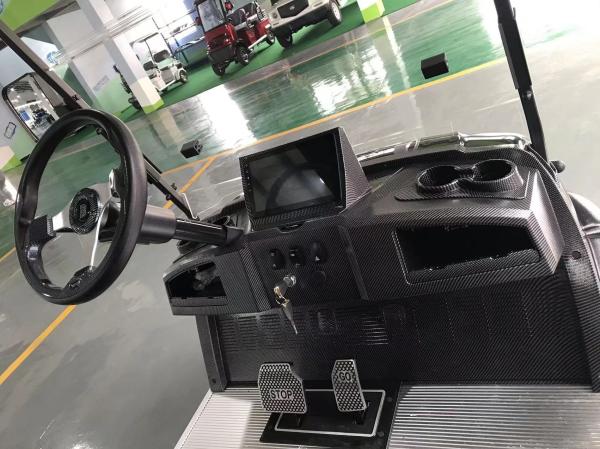 Support ODM OEM 6-seater Lifted Golf Cart With Cargo Box For 70-90km Driving Mileage Electric Powered Golf Hunting Cart