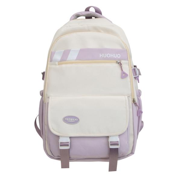 Large Capacity Pink Lightweight Toddler School Backpack Bag for Kids in Letter Pattern