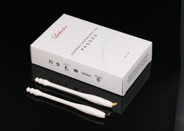 Permanent Makeup Hair Stroked Embroidery Microblading Pen for microblade White Color