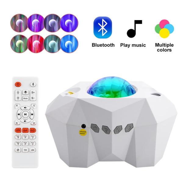 2700K USB Galaxy Projector Night Light 3D 5V Aurora Starry Sky Projector