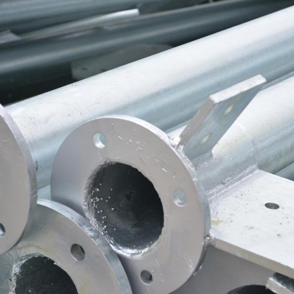 Hot Dip Galvanized Guyed Wire 3 Legged Steel Pipe Lattice Microwave Telecommunication Tower
