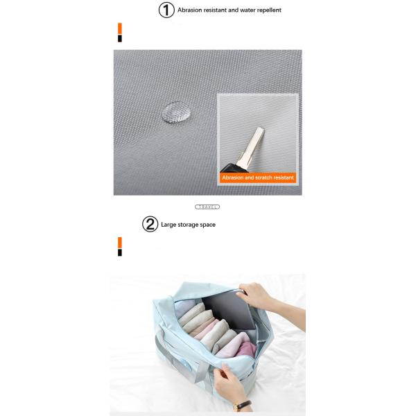 Sympathybag Promotional Cheap Durable Waterproof Nylon Folding Storage Travel Bag Foldable Duffel Bag Large Travel Tote Bag