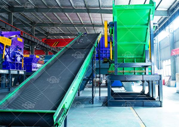 Machine de recyclage de cuivre et de fer pour les déchets de concassage d'aluminium et de fer