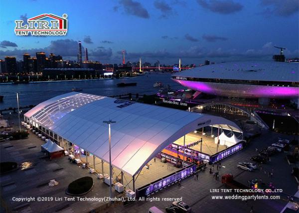 TUV SGS CFM 60m Aluminum Structure Tent , Sports Event Clear Span Frame Tent