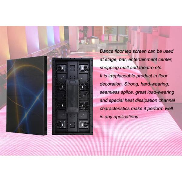 Active LED Dancing Floor Interactive Screen IP65 Waterproof Front Service