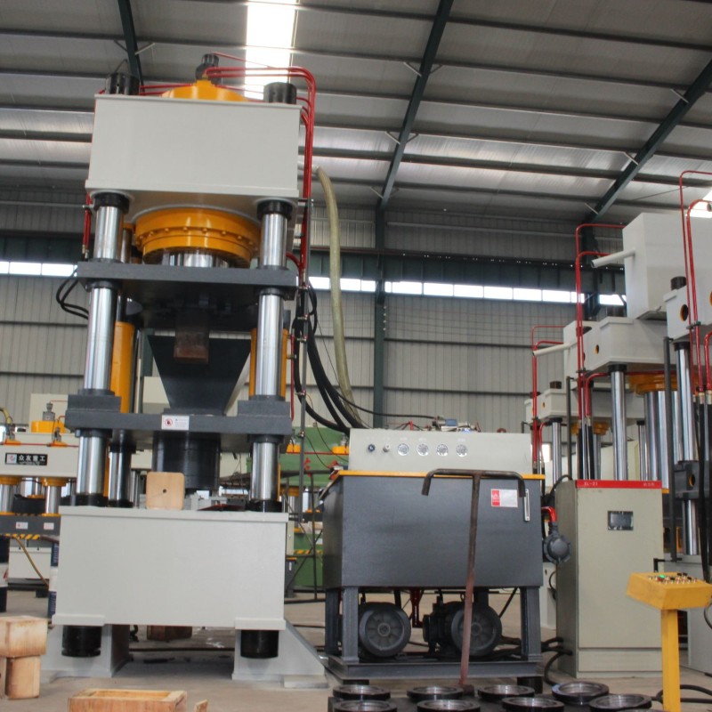 100 Ton-500 Ton Four-column Three-beam Hydraulic Press YQ32 for Animal Mineral Block & Salt Block