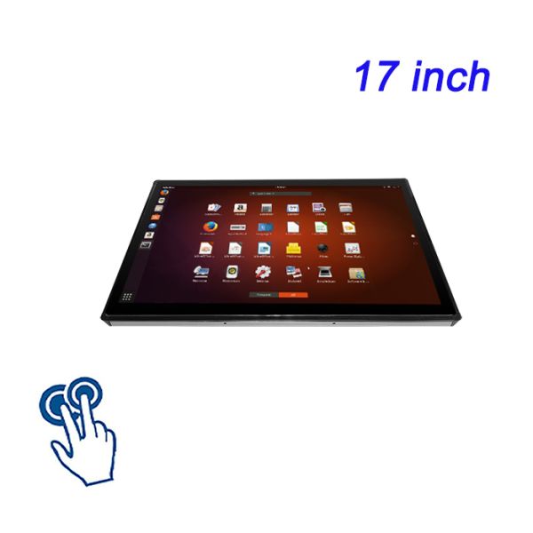 17 Inch Wall Mounted WiFi Linux Industrial Touchscreen Monitor PC for Airport Shopping Mall Use