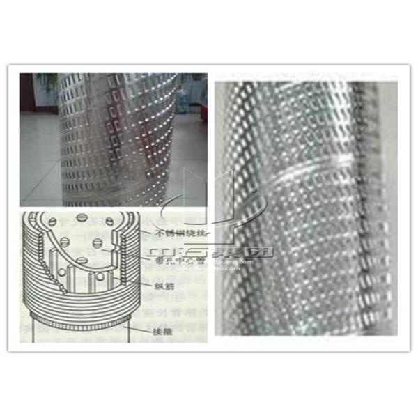 Нержавеющая сталь 316 трубки 304 трубы экрана провода клина стенок колодца Джонсона