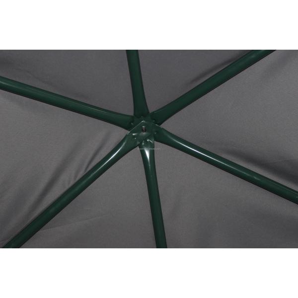 Outdoor Waterproof Garden Canopy Pergola with Customized Colors Hexagonal Double Roof