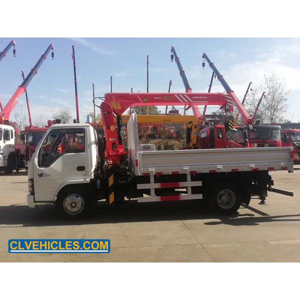 ISUZU N Series telescopic boom truck crane 169kw 130hp 3 ton