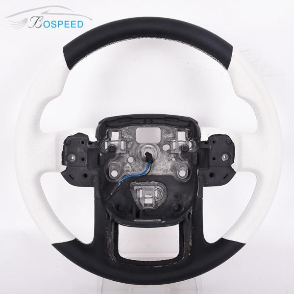 14 Inch F1 Custom Carbon Fiber Land Rover Steering Wheel White Leather 400mm