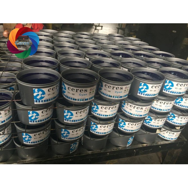 CERES YT-03 Soy Based High Gloss Fast Drying Offset Printing CMYK Ink