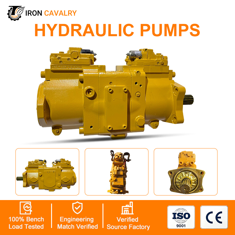 IRON CAVALRY 551‑1122 20R‑9712 High Durability Hydraulic Piston Pump Assembly