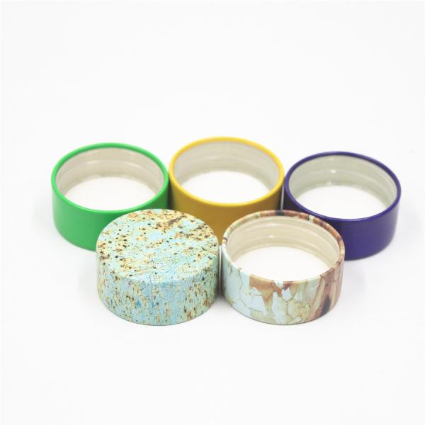 Luxtop GPI 33/400 35mm Plastic Bottle Lids Gold Color Metal Plastic For Whiskey Bottle