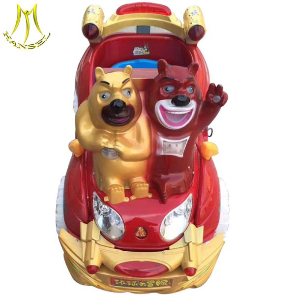 Hansel outdoor amusement park children electric car for rent kiddie ride