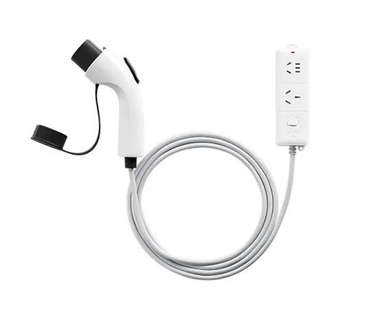 Outdoor Camping Barbecue Portable EV Charger Gun V2l European Standard With Switch Plug