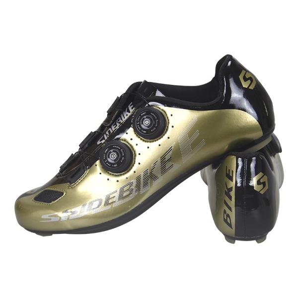 Sapatas internas do ciclismo do SPD da estrada/desgaste dourado da bicicleta do sistema do fechamento do auto da forma