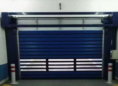Aluminum Alloy Hard High Speed Rolling Door 1.2M/S - 2.0M/S Opening Speed