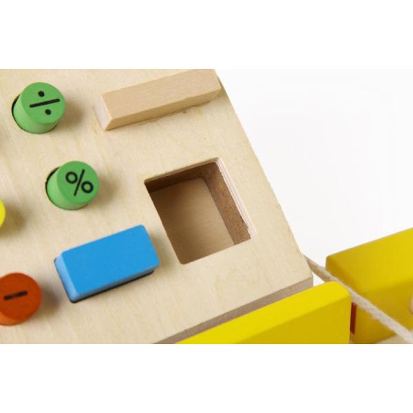 Кассовый аппарат симуляции детей деревянный претендует игрушки игры