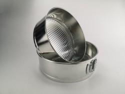 round cake pans for baking removable bottom cake molds bakeware TIN cake baking pans with lock springform pan