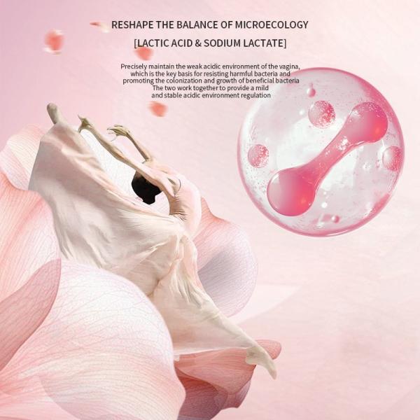 PH Balanced Vaginal Lactic Acid Suppositories Inhibits Pathogenic Bacteria Custom