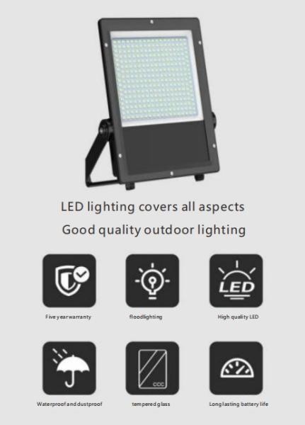 Dimmable Outdoor LED Stadium Lights IP65 Anti Glare LED Solar Floodlight
