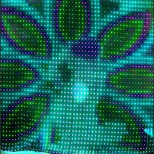 O pano à prova de fogo Rgb 3 de veludo em 1 conduziu o contexto da cortina da visão da animação da fase interno/exterior