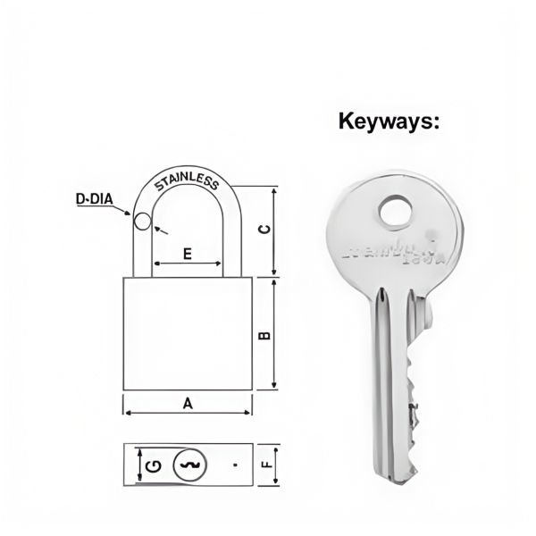 Rarlux 30mm-70mm Custom Anti-cut Candado Custom Heavy Duty Rarlux Stainless Steel Padlock 30/40/50/60/70mm Size