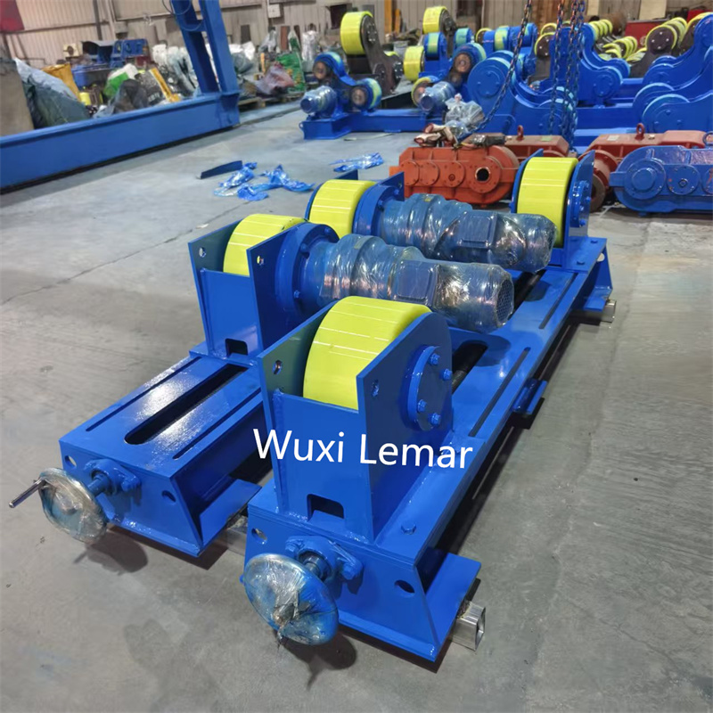10 Ton Welding Rotator with Adjustable Roller Spacing for Cylindrical Workpiece Welding