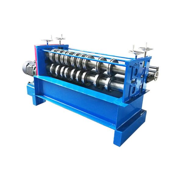 Blue Color Steel Shearing Machine , 9 Blades Sheet Shearing Machine Weight 1000KG